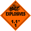 Explosives with a mass explosion hazard